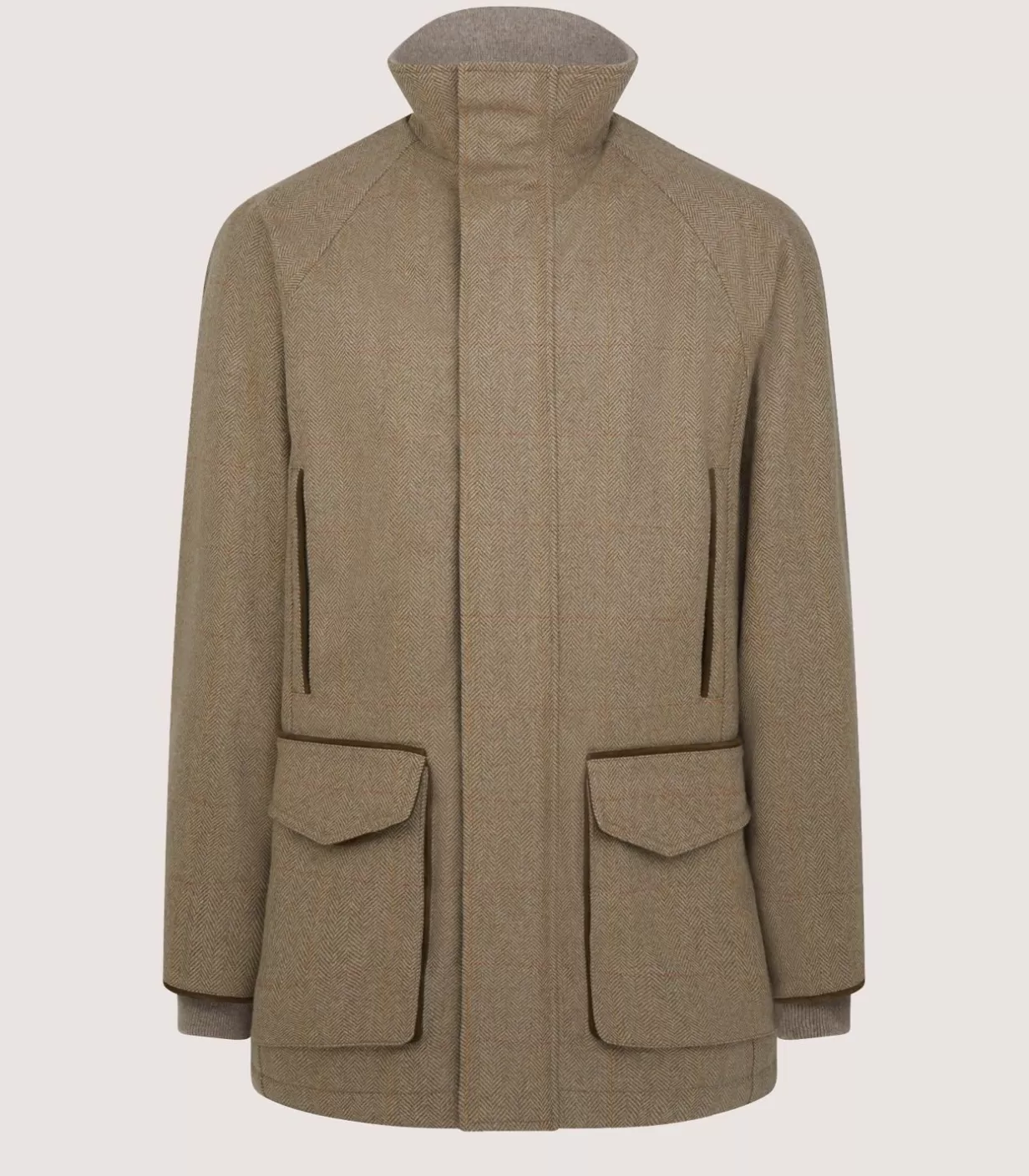 Field Coats*Purdey Men'S Cashmere Tweed Raglan Field Coat