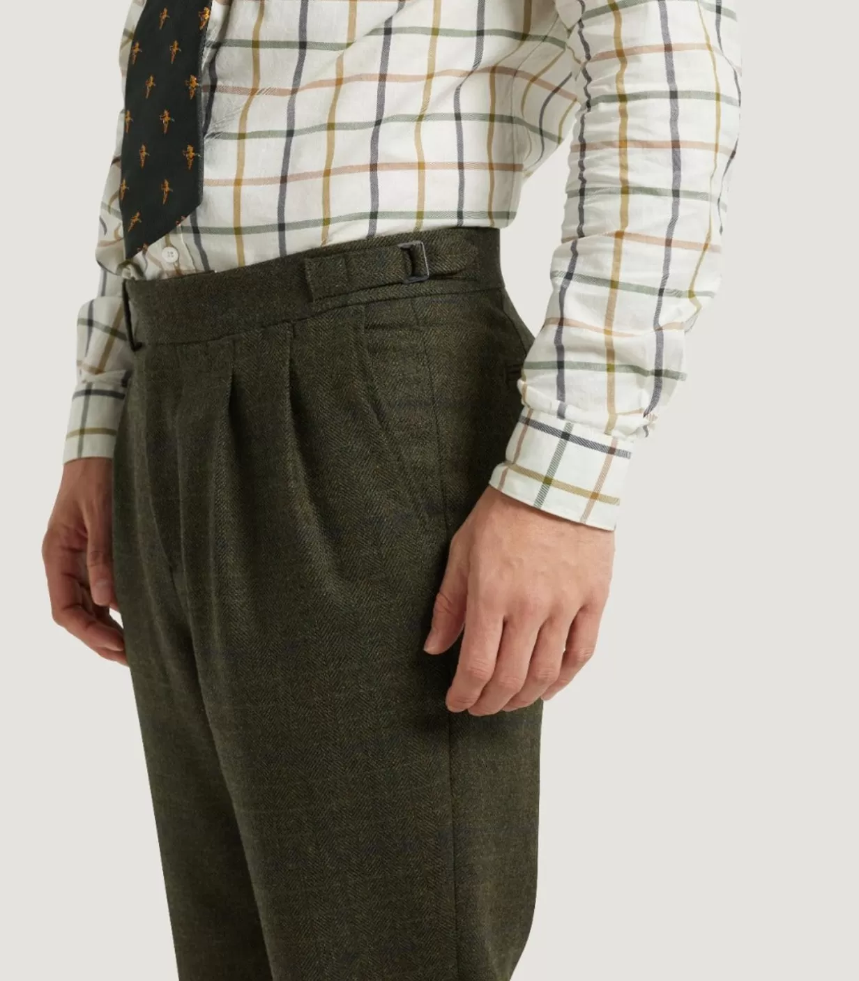 Breeks & Trousers*Purdey Men'S Technical Tweed Two Pleat Sporting Trousers In Strathbeg