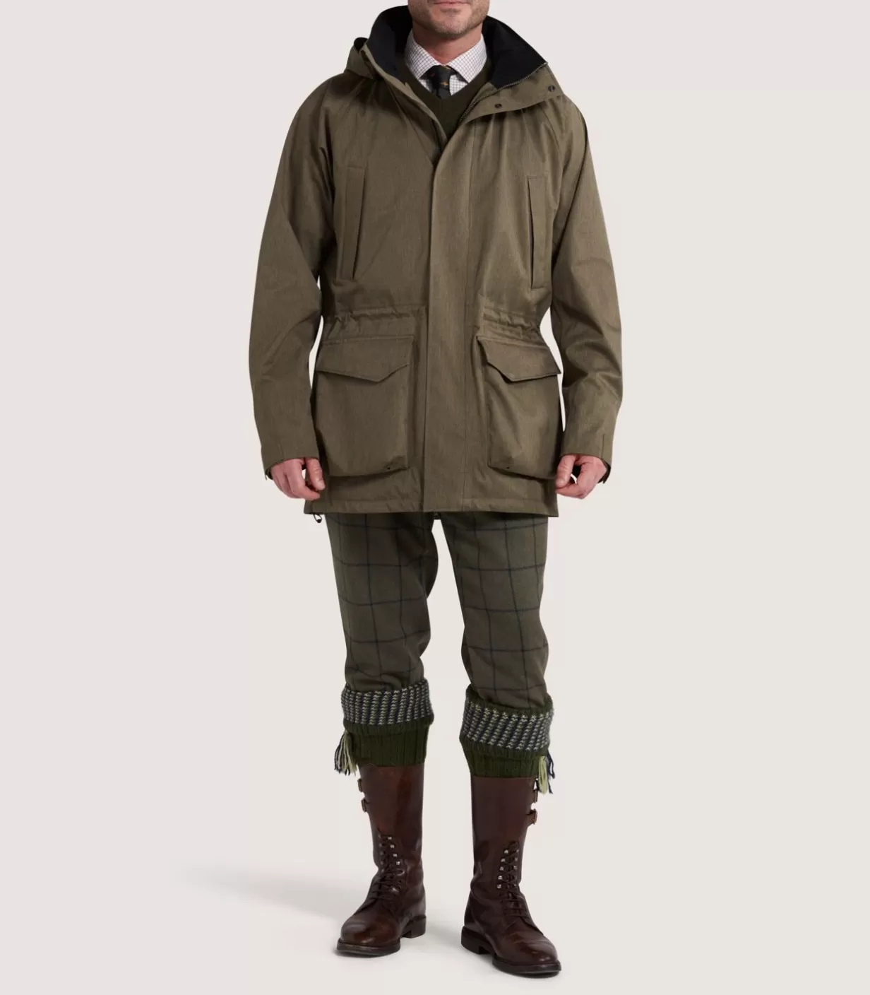 Field Coats*Purdey Men'S Technical Yorkshire Field Coat In Drab